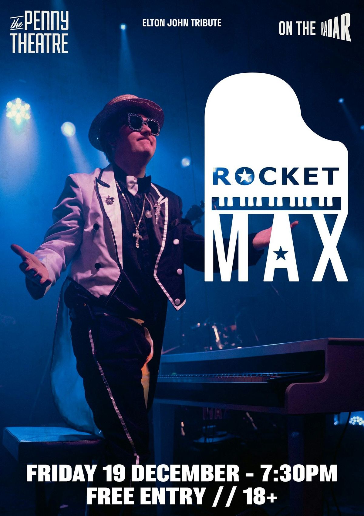 Elton John Tribute Rocket MAX Live At The Penny Theatre