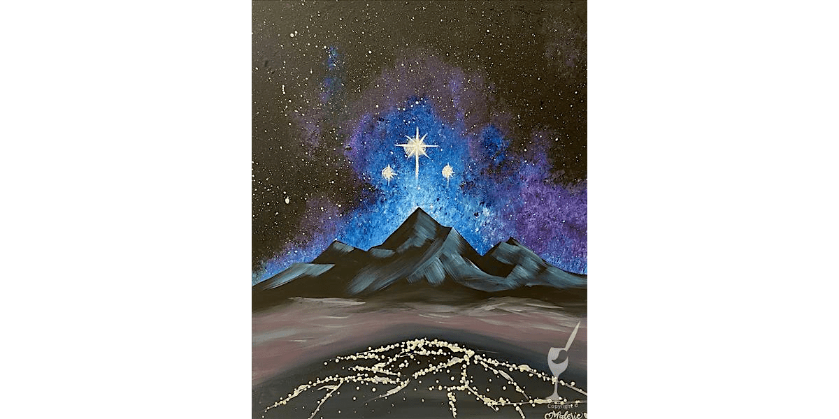 Starlit Mountain Sky - Paint and Sip in New Braunfels | Classpop!\u2122