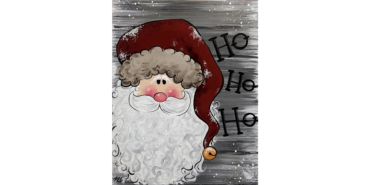Jolly Rustic Santa - Paint and Sip in Houston | Classpop!\u2122