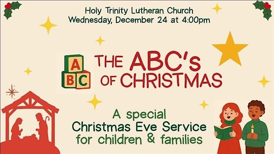 ABC's of Christmas: A Christmas Eve Family Service