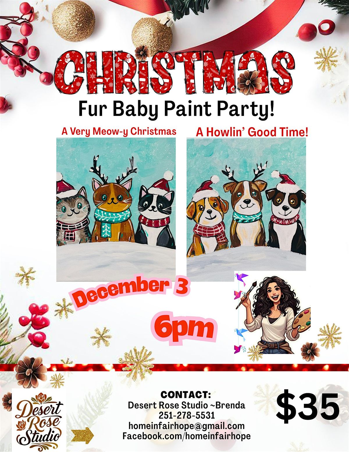 Fur Baby Paint Party!