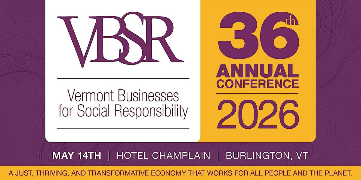 36th Annual VBSR Conference