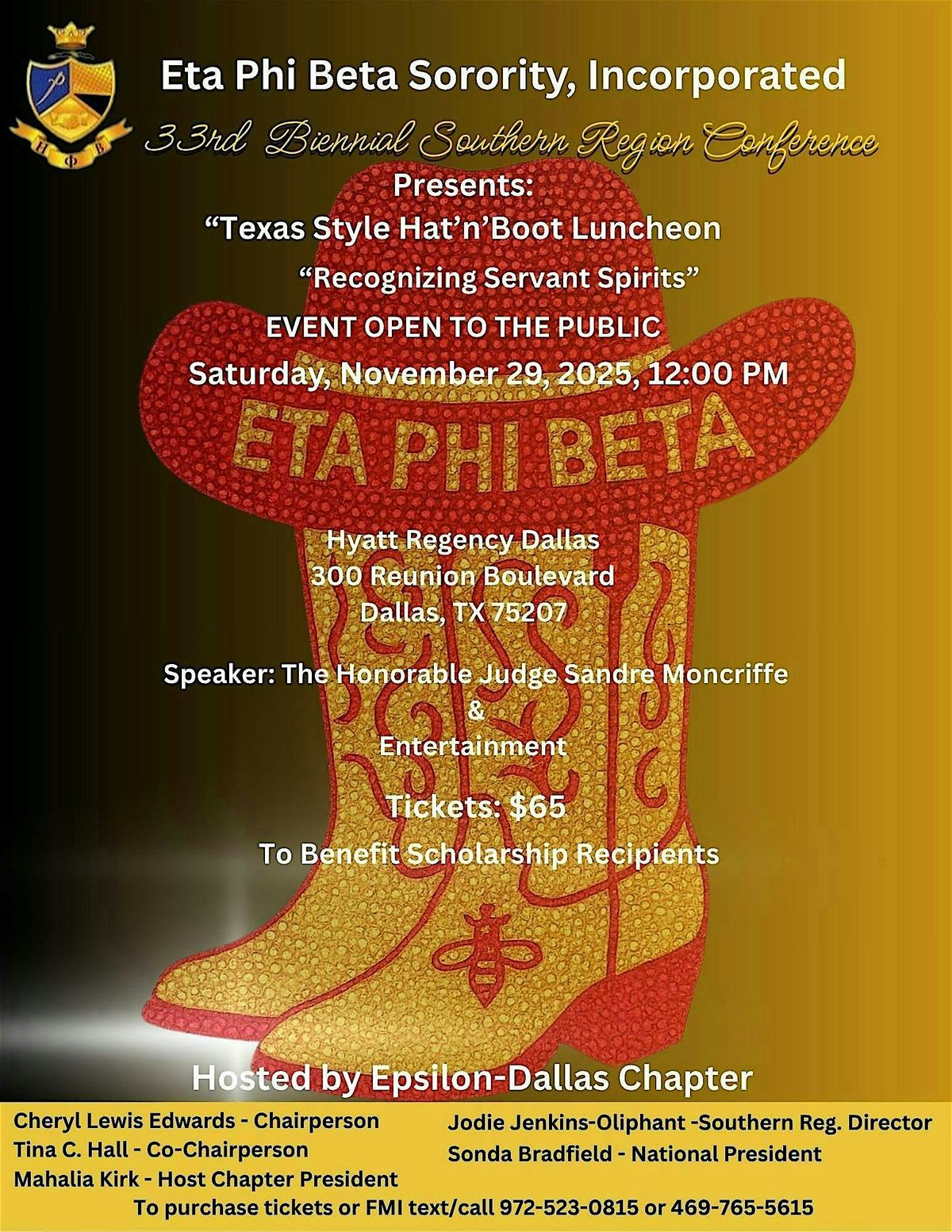 Texas Style Hat-n- Boot Luncheon