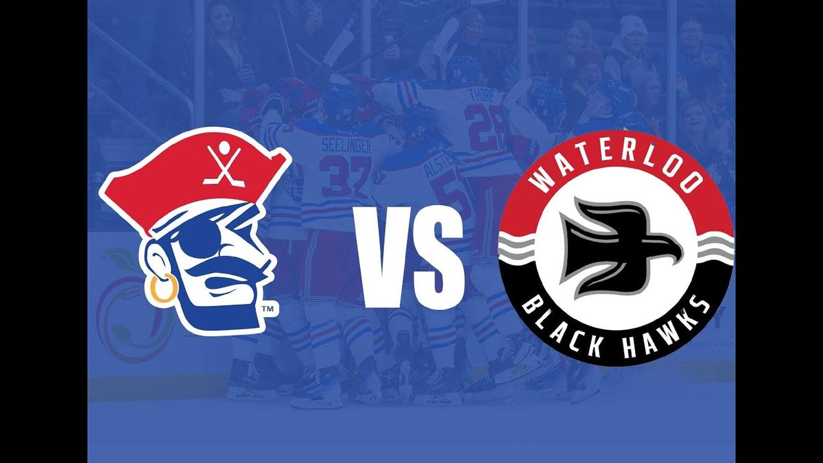 Parking Waterloo Black Hawks at Des Moines Buccaneers