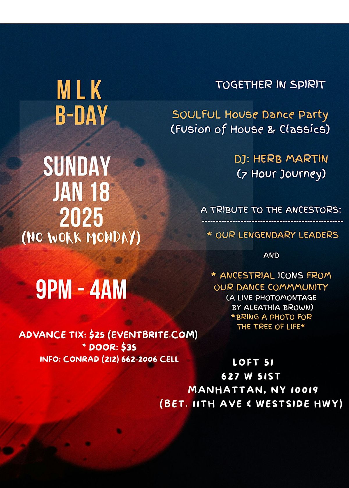 Together in Spirit - SOULFUL House Dance Party - DJ: HERB MARTIN