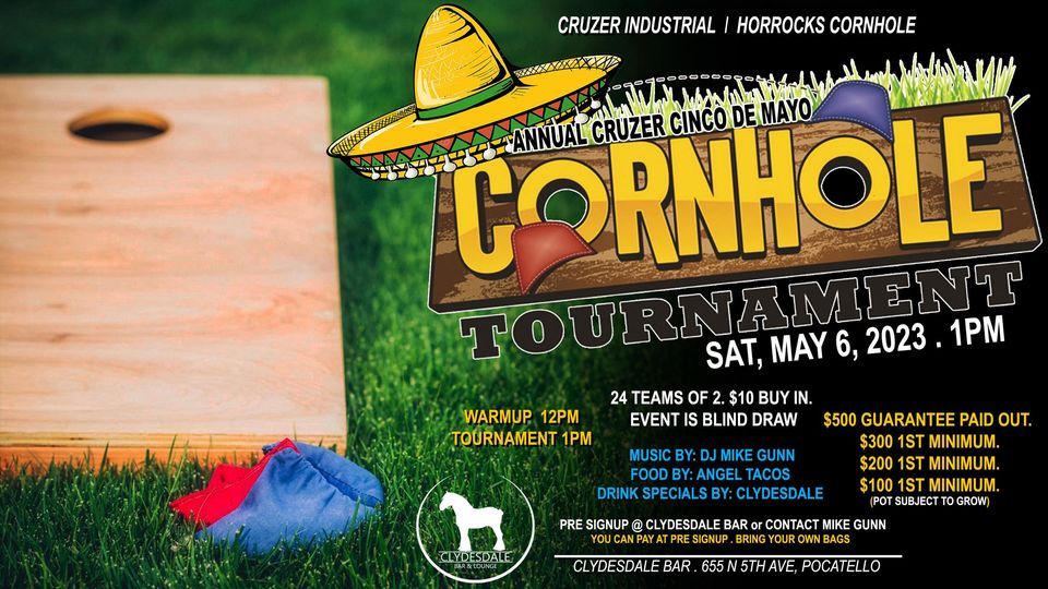 Annual Cornhole Tournament 2023 | Clydesdale Bar & Lounge Pocatello ...