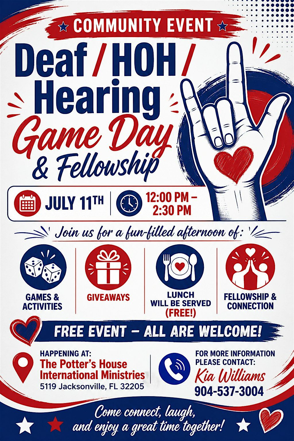 Deaf\/HOH\/H Community Event