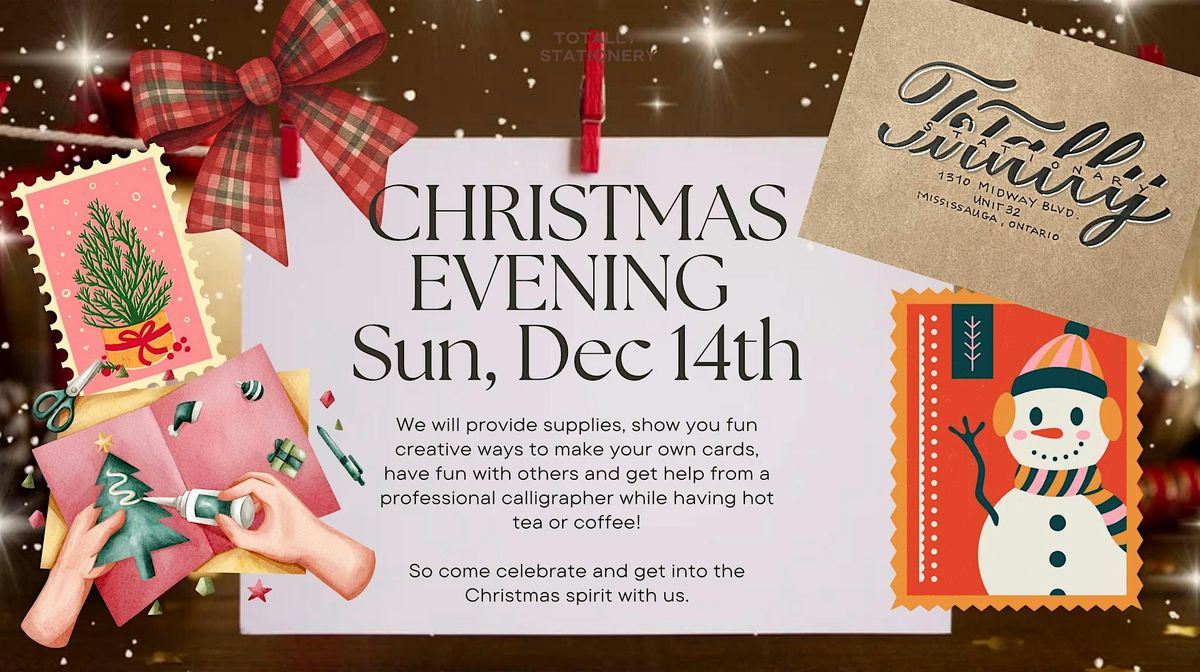 Christmas Card Crafting Eve- Totally Stationery\u2728