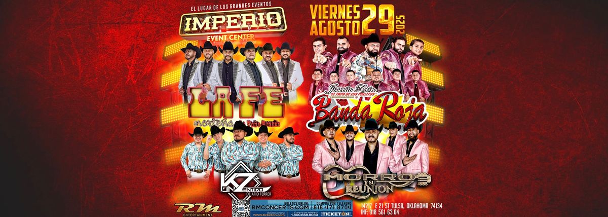 LA FE NORTE\u00d1A & BANDA ROJA DE JOSECITO LEON in Tulsa