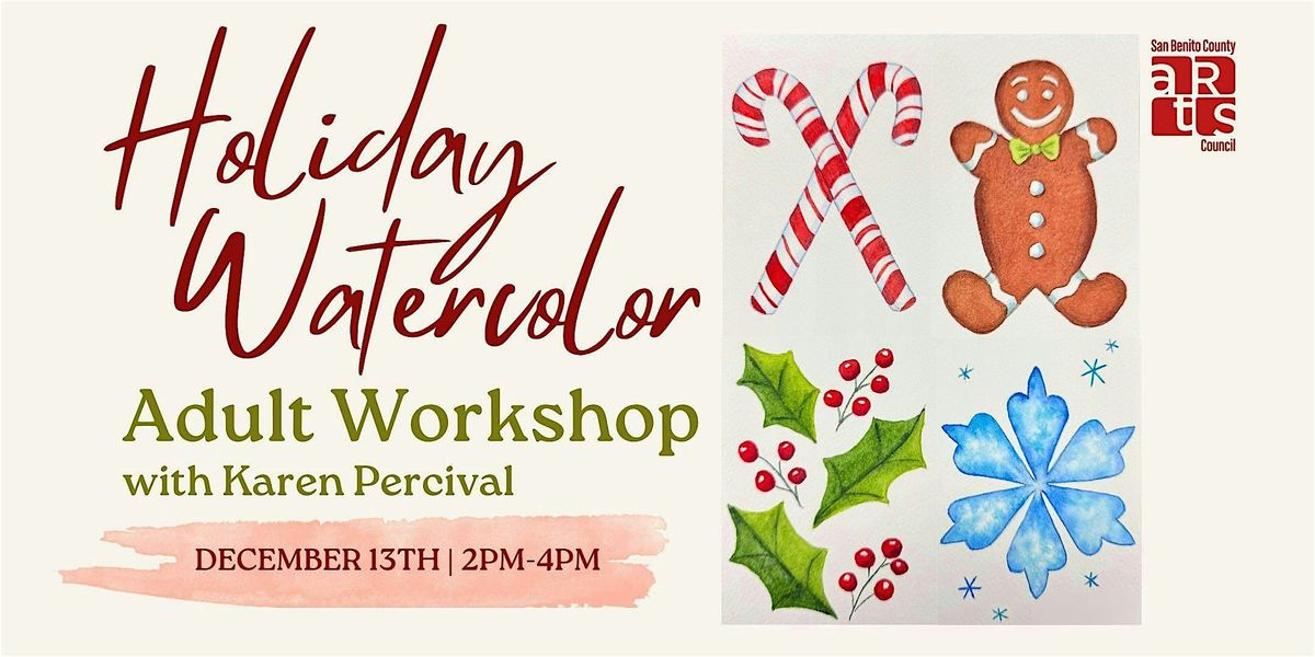 Holiday Watercolor Painting Workshop