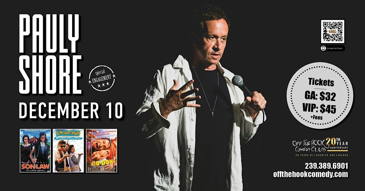 Comedian Pauly Shore Live In Naples, Florida!