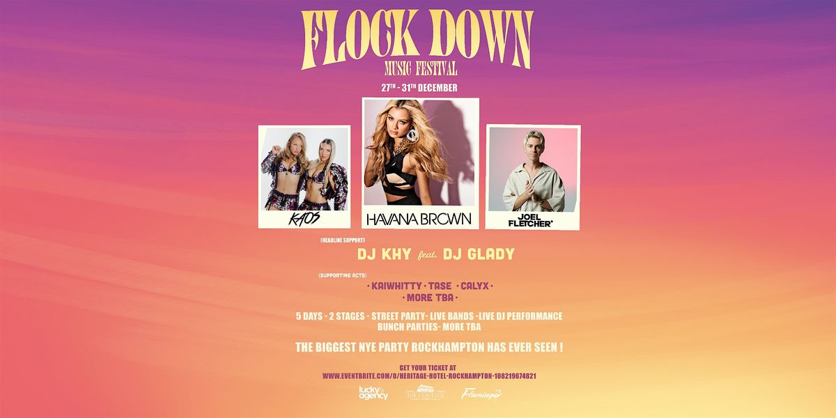 Flock-Down 2025 NYE Street Party