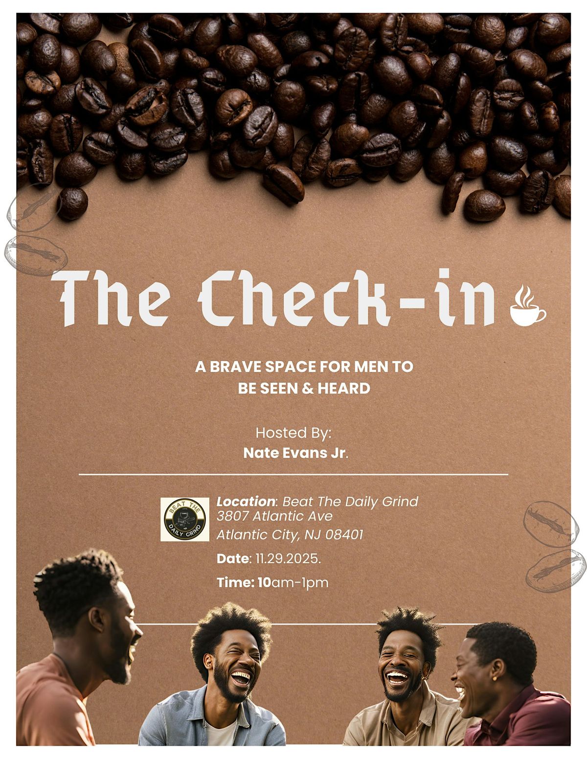 The Check-In (A Brave Space For Men To Be Seen & Heard)