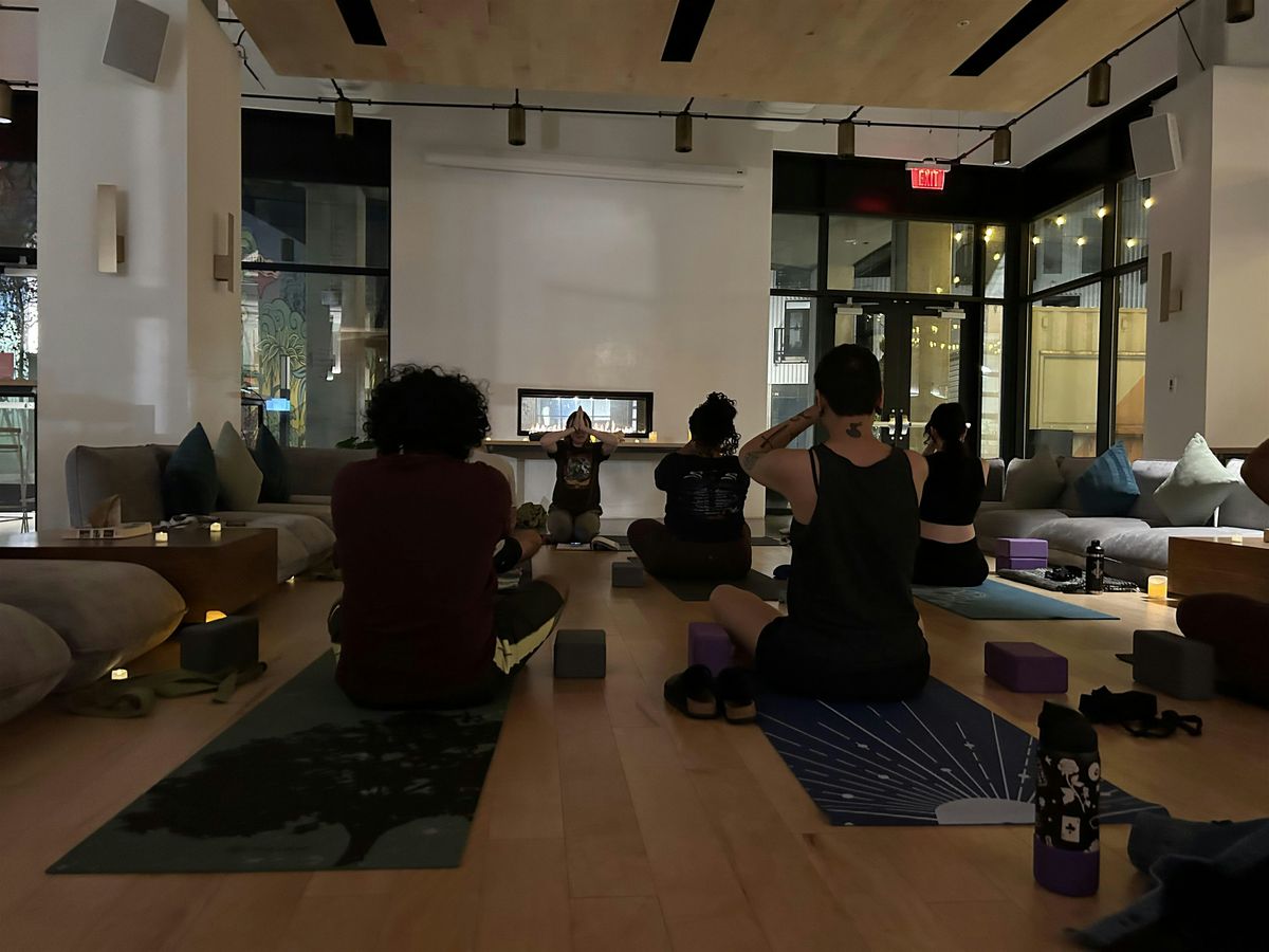 Wednesday Evening Fireside Yoga at Gravity Event Center in Franklinton