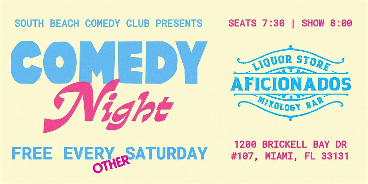 Comedy Night at Aficionados