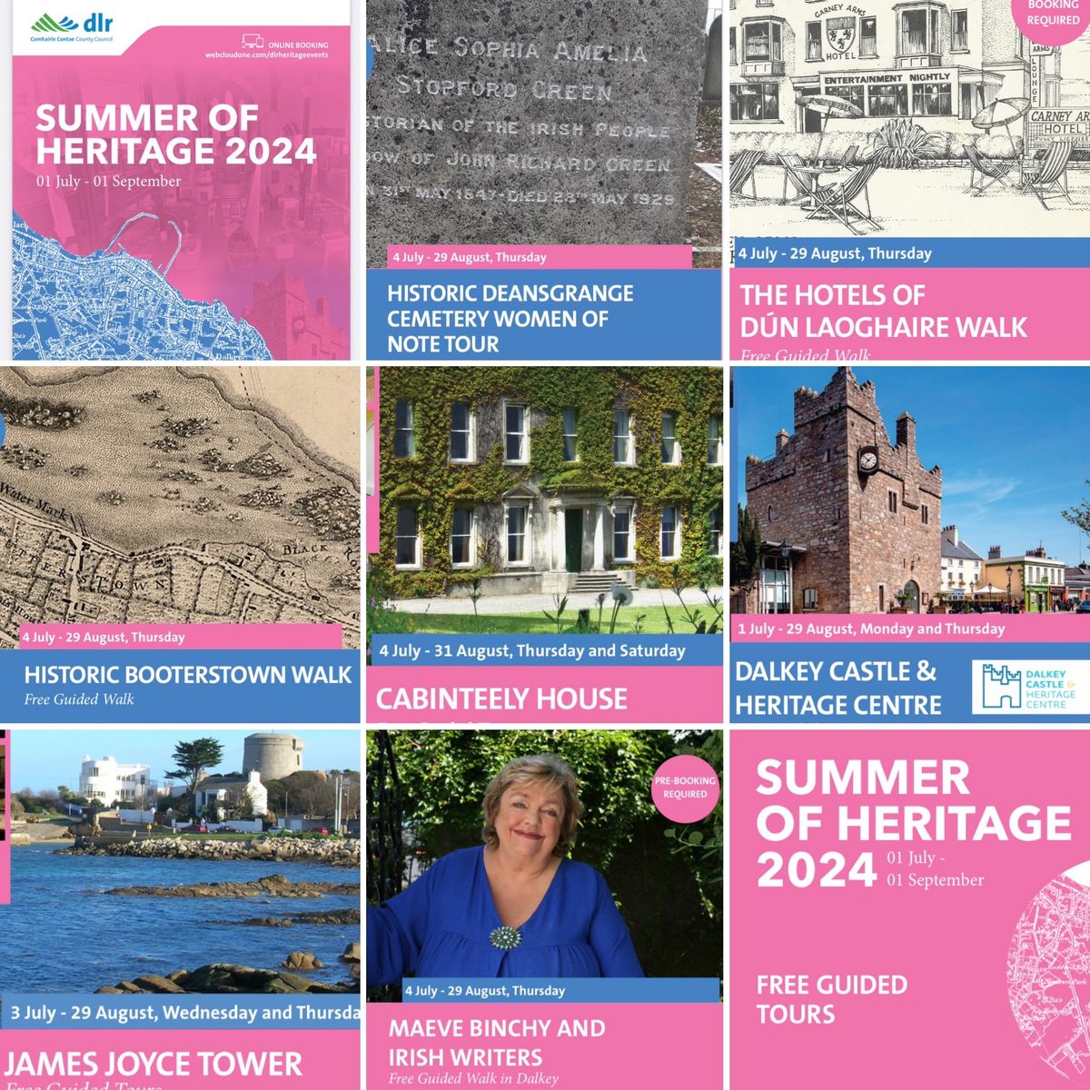 THURSDAYS GUIDED TOURS dlr Summer of Heritage 2024 | Dún Laoghaire ...