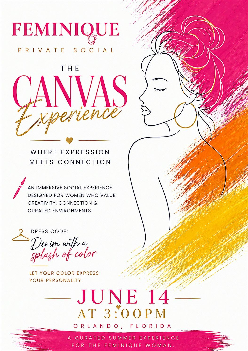 Feminique Private Social: The Canvas Experience
