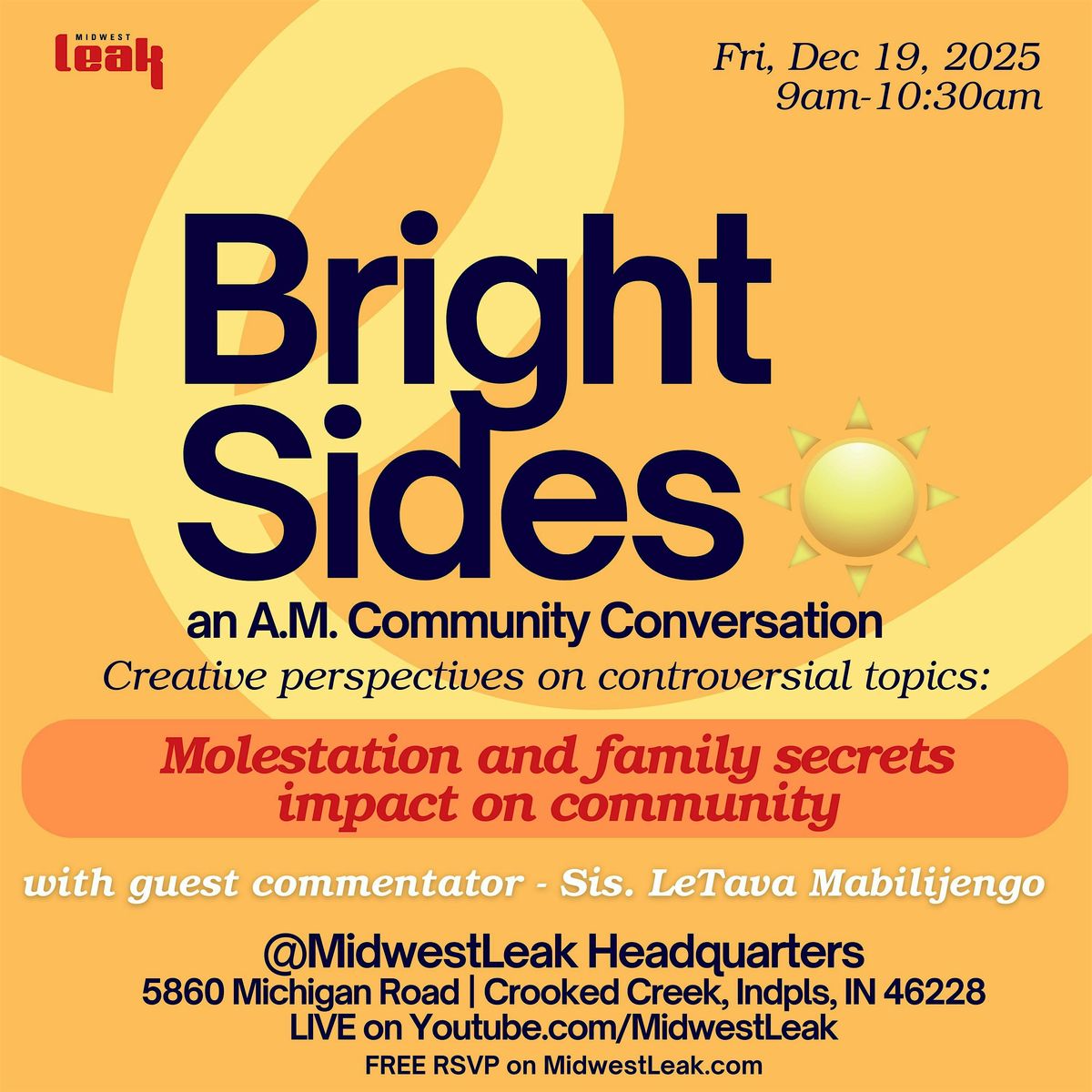 Bright Sides: an A.M. Community Conversation