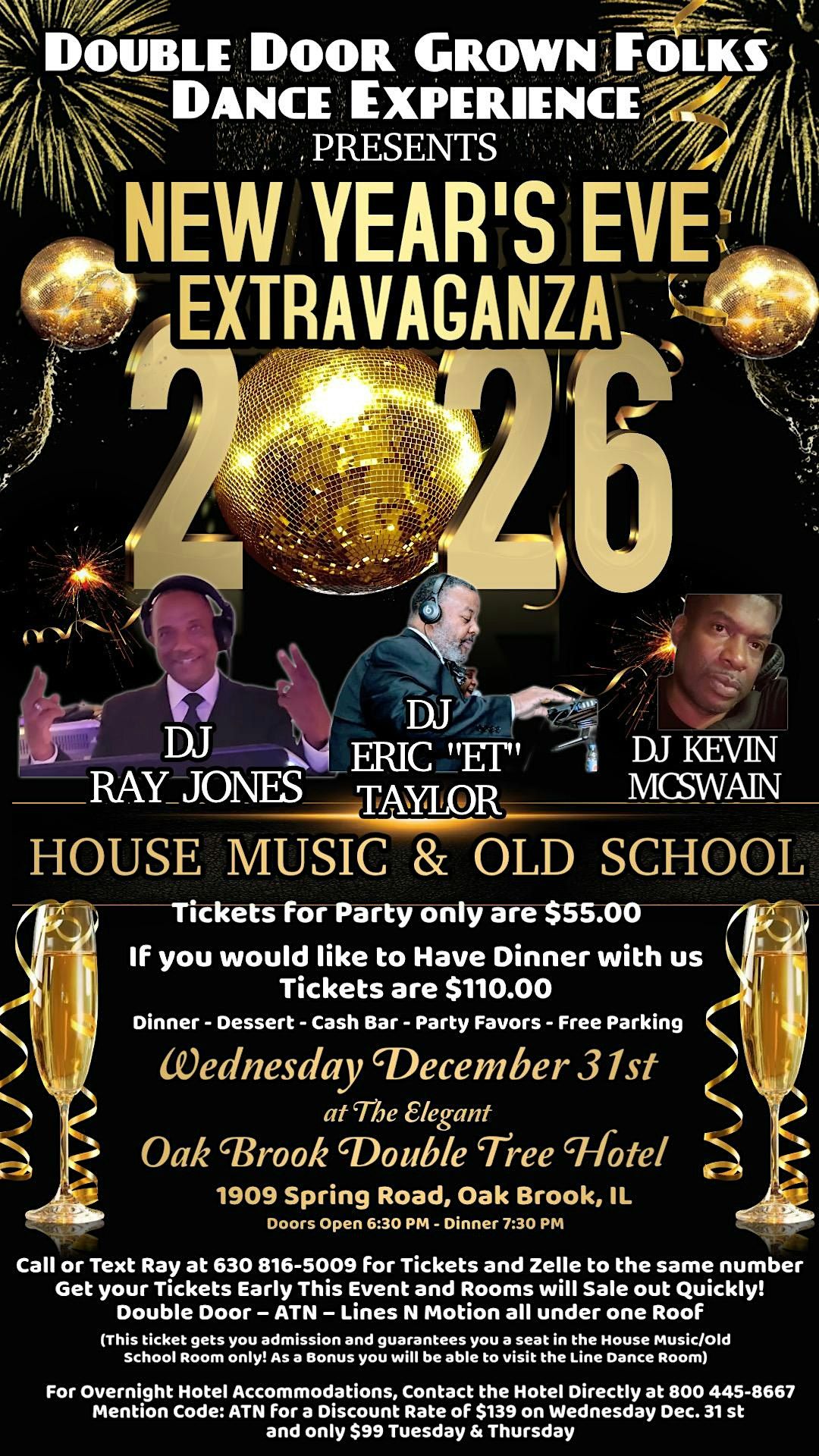 New Years Eve Extravaganza (Chicago House Music - Steppers - Old School)