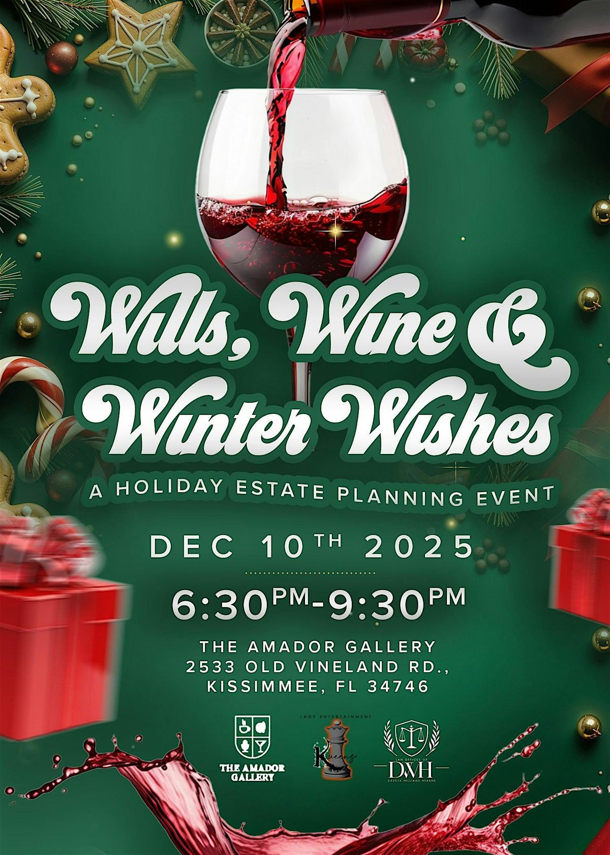 Wills, Wine, & Winter Wishes: A Holiday Estate Planning Event