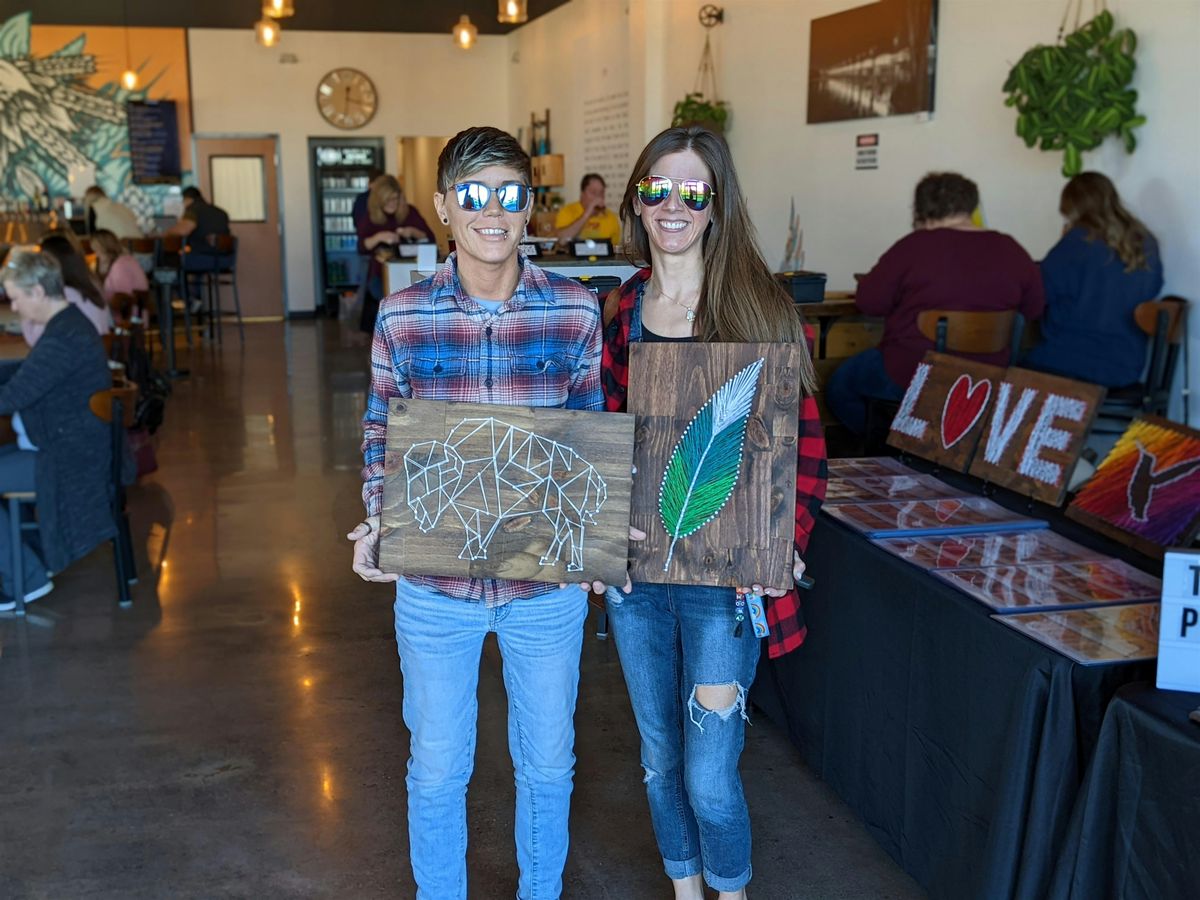 The Project Bar: String Art Event at Cabin Boys Brewery!
