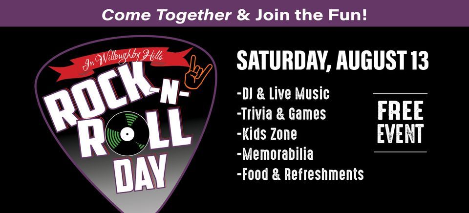 Willoughby Hills Rock N Roll Day | Willoughby Hills Community Center