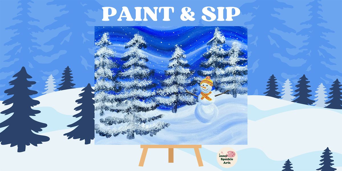 Paint & Sip: Smiling Snowman