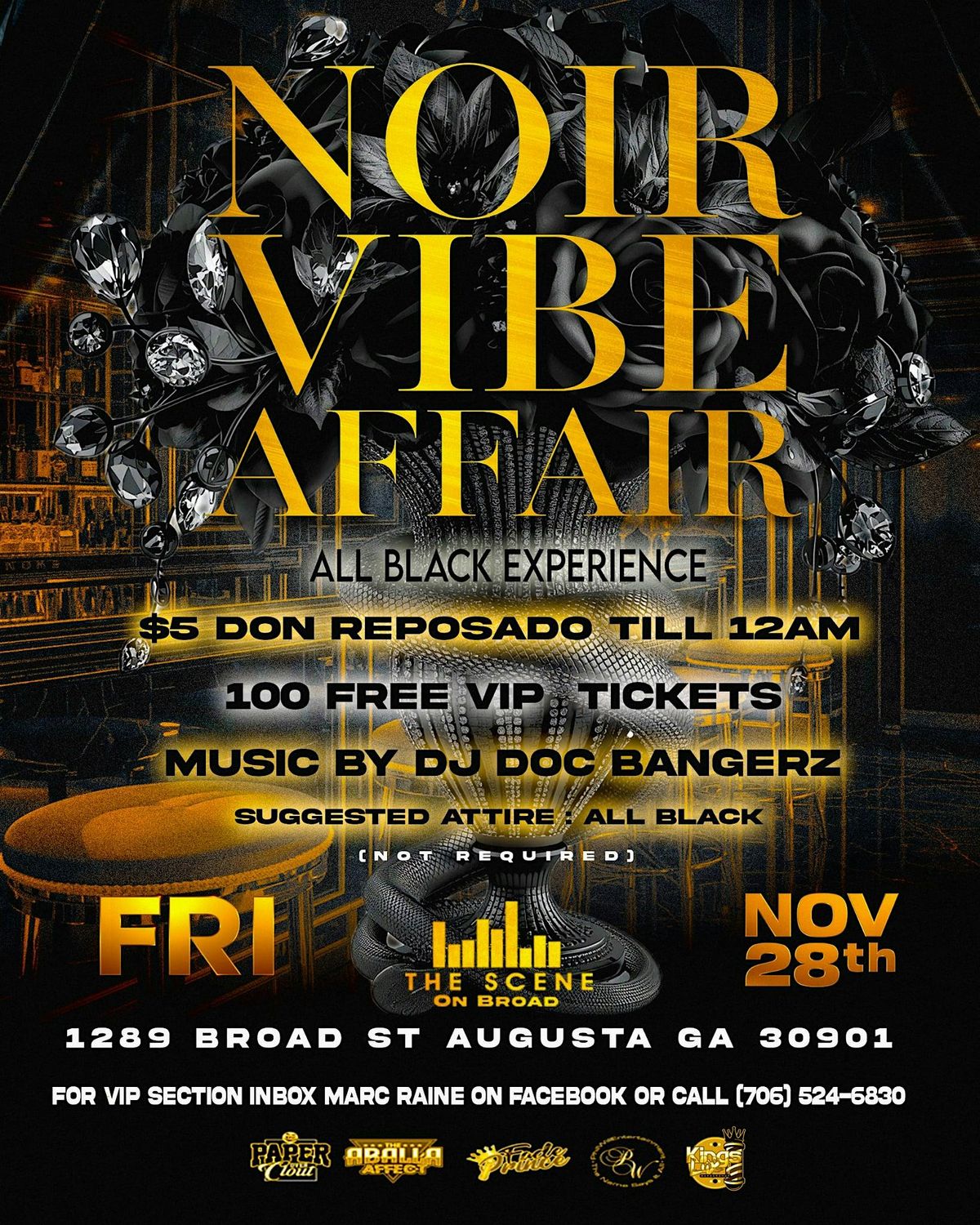 Noir Vibe affair  ( All Black Party )