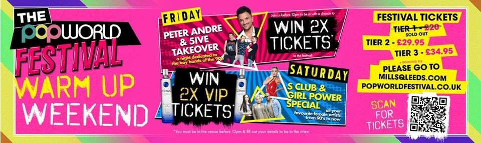Popworld Festival Warm up Weekend!!