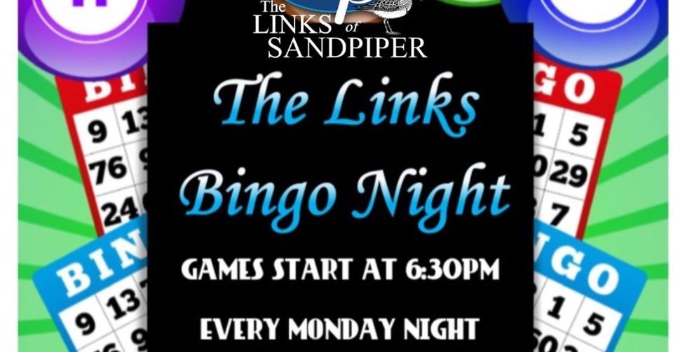 Monday Night Bingo | Links of Sandpiper 6001 Sandpipers Dr, Lakeland ... Monday night bingo near me