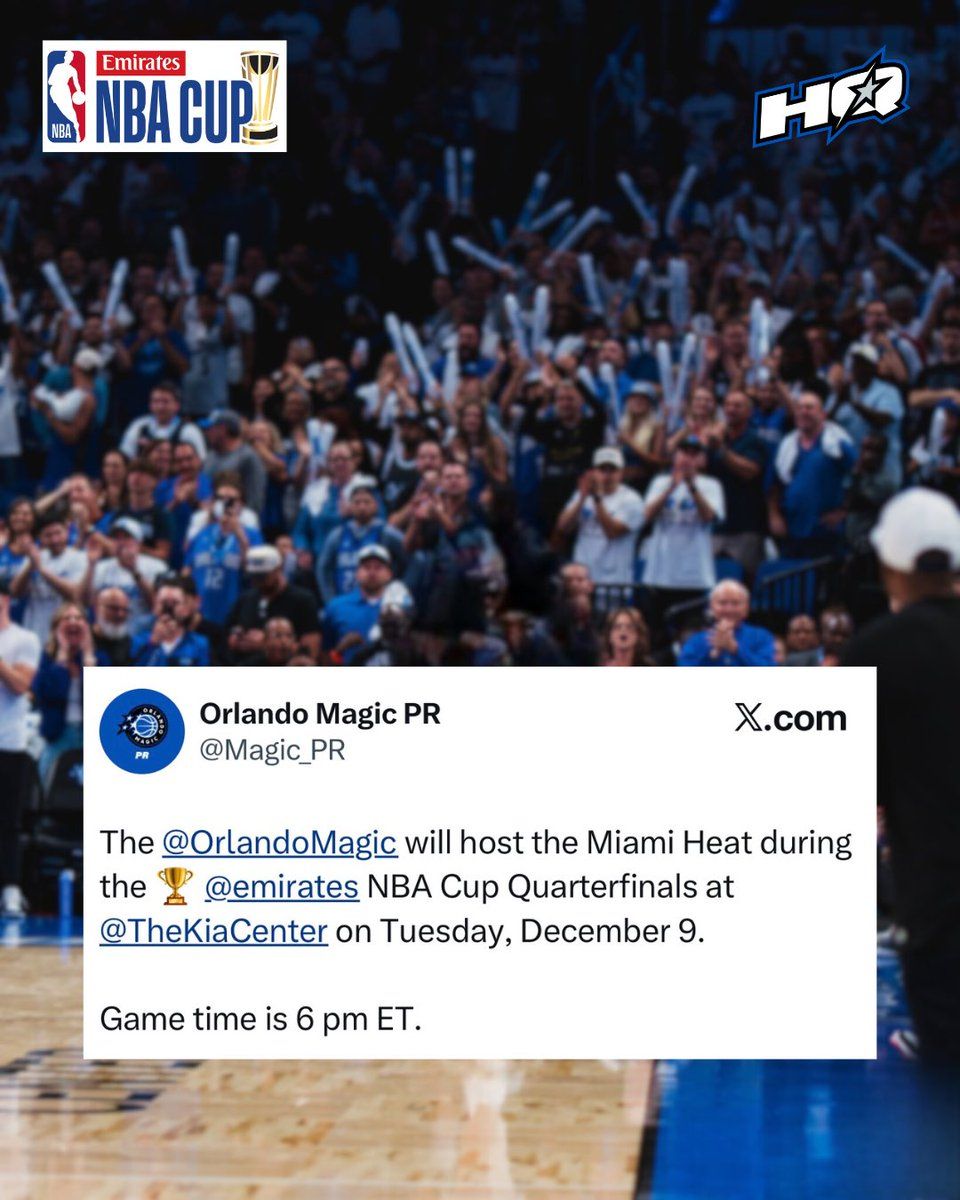 NBA Cup Quarterfinals - Miami Heat at Orlando Magic at Kia Center