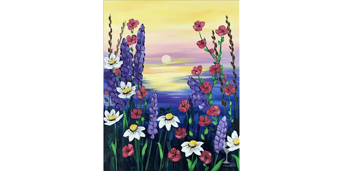 Lavender Field Vibes - Paint and Sip in San Antonio | Classpop!\u2122