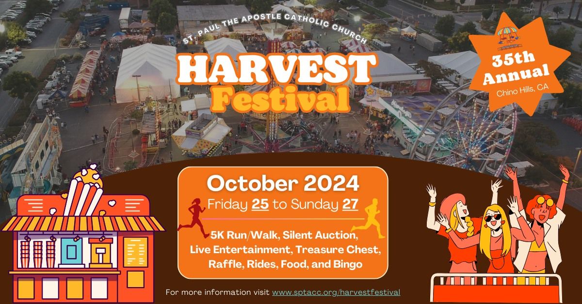 35th Annual Harvest Festival 2024 St Paul the Apostle Catholic Church