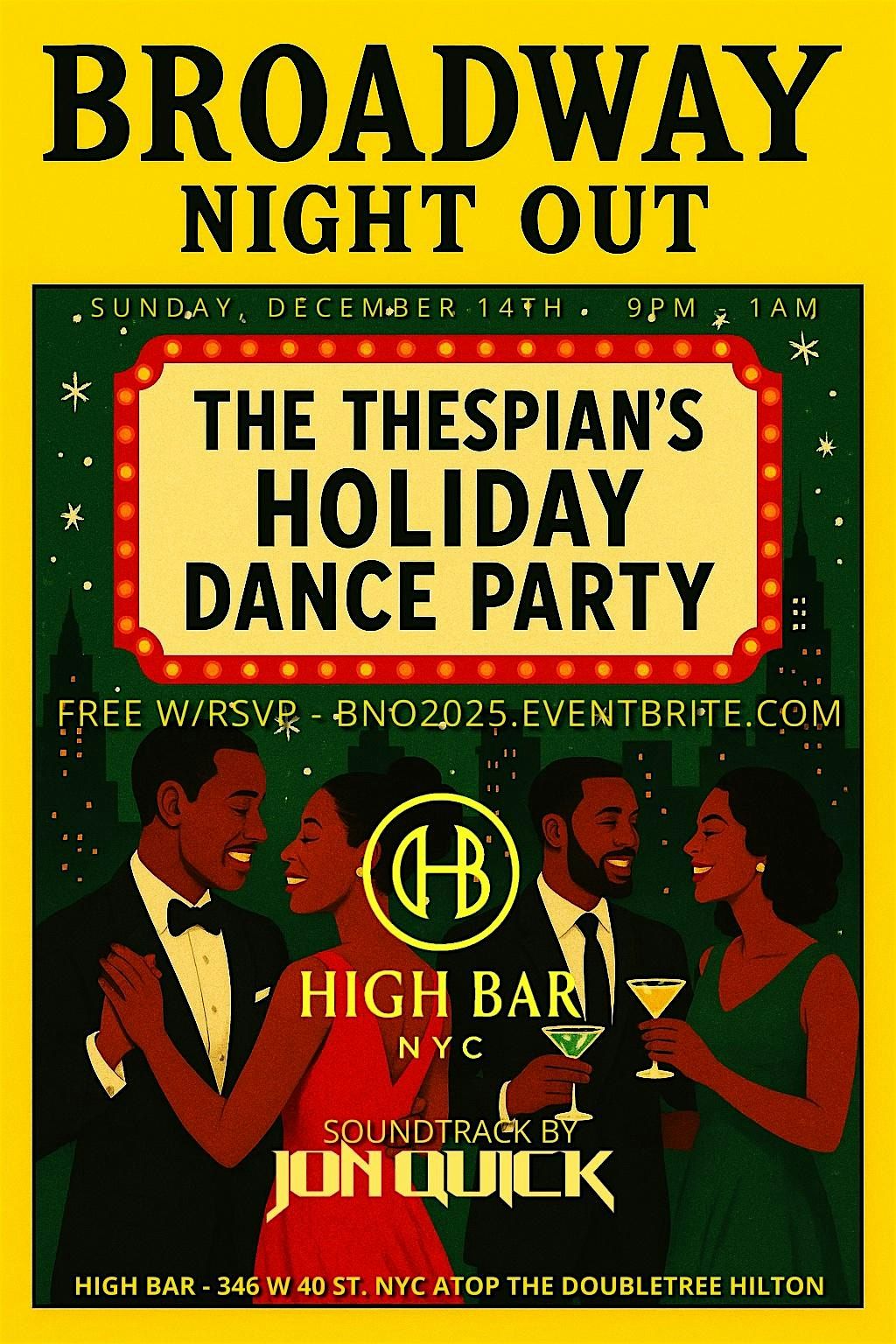 Broadway Night Out: The Thespian's Holiday Dance Party
