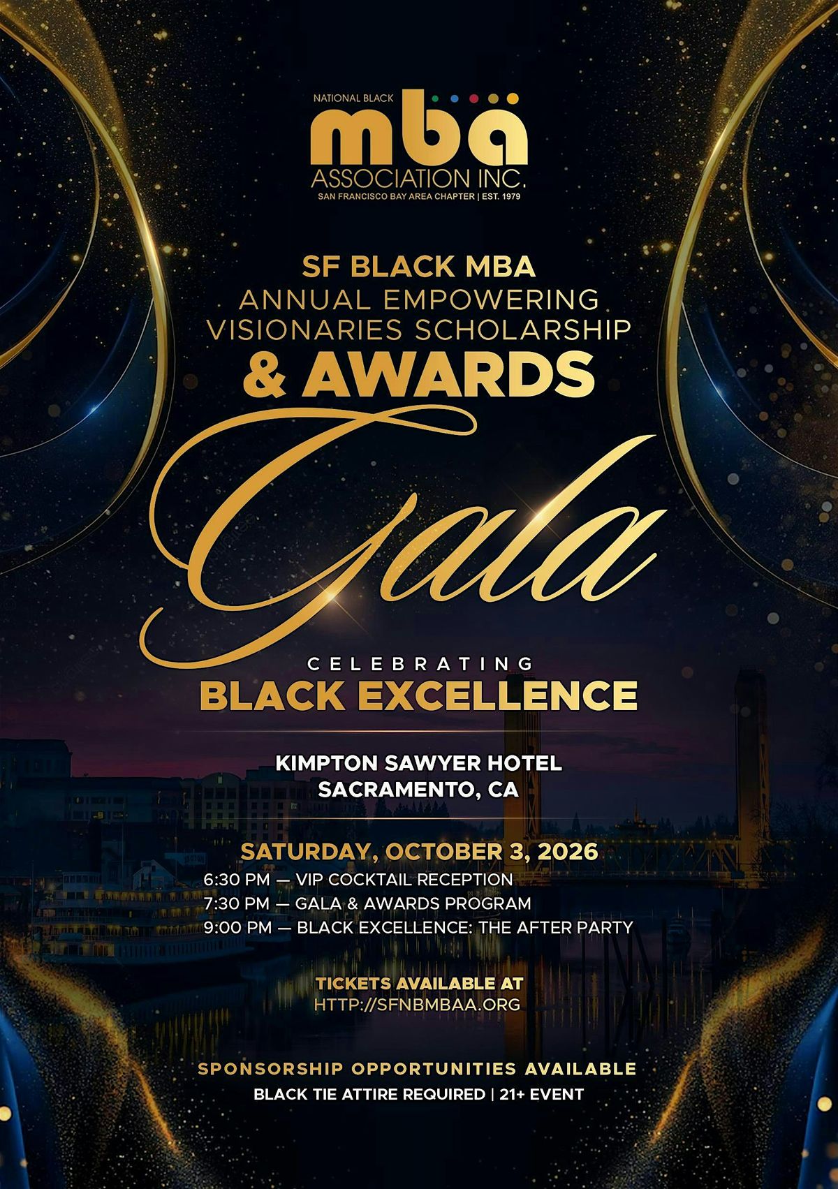 SF Black MBA Empowering Visionaries Scholarship & Awards Gala 2026