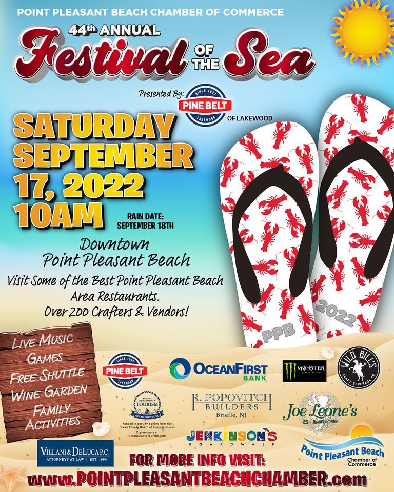 44th Annual Festival of the Sea Downtown Point Pleasant Beach