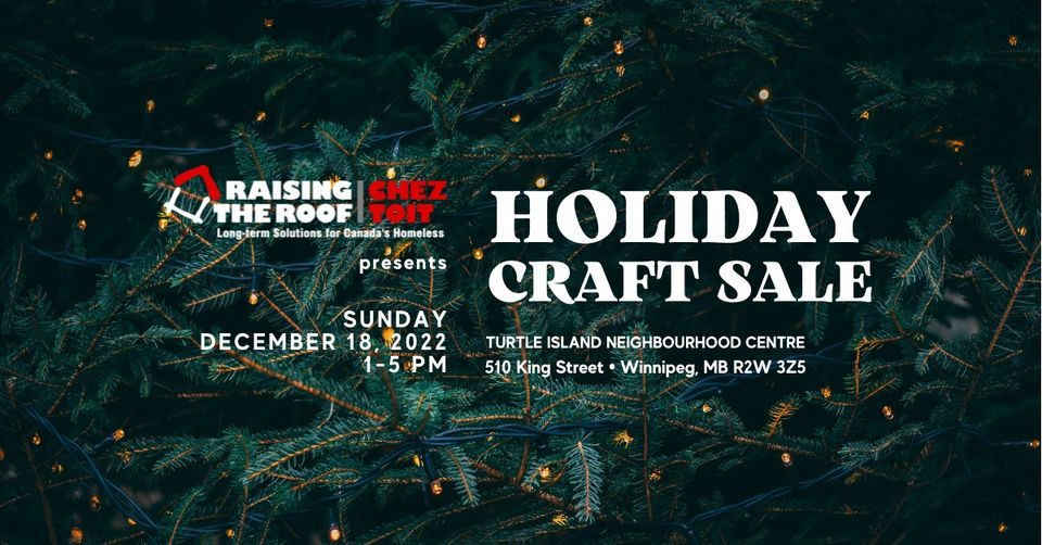 RTR presents: Winnipeg Holiday Craft Market | 510 King St, Winnipeg, MB ...