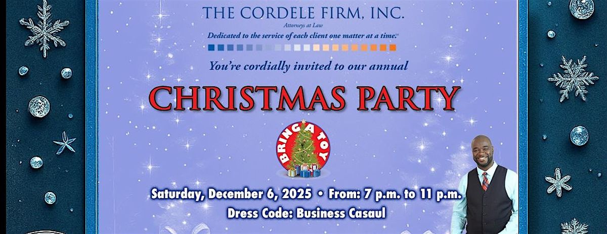 The Cordele Firm, Inc. \u2014 Christmas Party