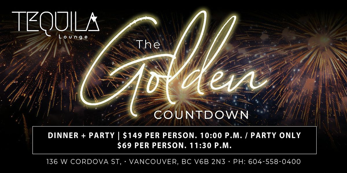 The golden countdown NYE