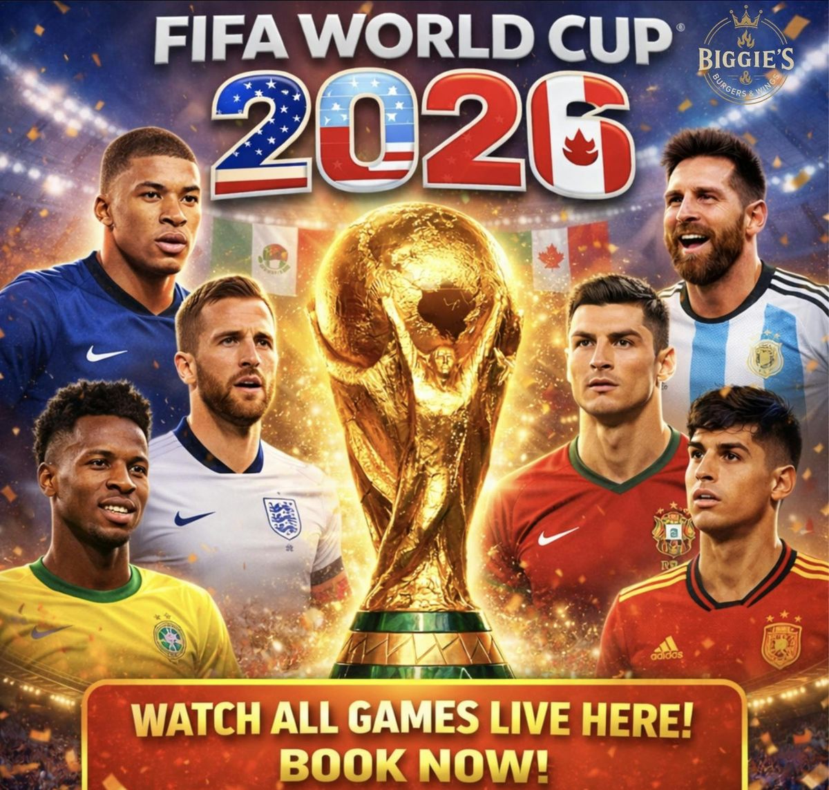 South Korea vs Czech Republic \/ Denmark \/ North Macedonia \/ Republic of Ireland | Fri 12 Jun | 3AM KO | World Cup 2026 Live Screening | Biggie\u2019s Angel N1