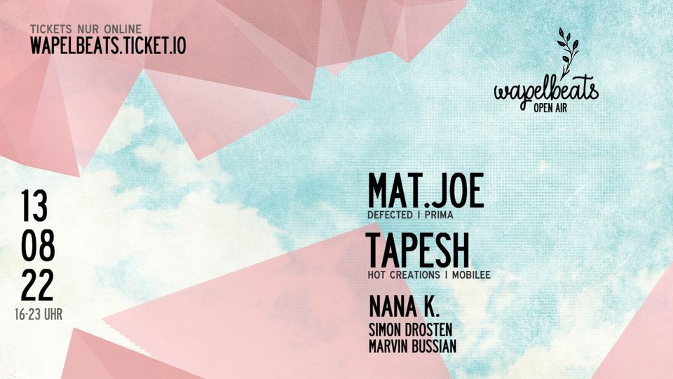 Wapelbeats Open Air mit Mat.Joe & Tapesh