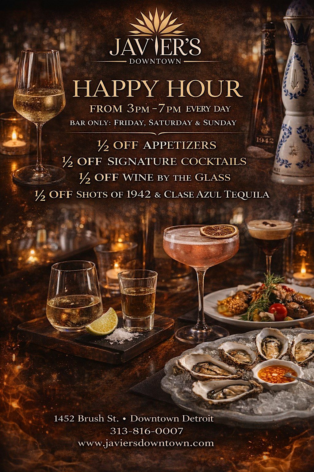 Happy Hour At Javier's 3pm-7pm