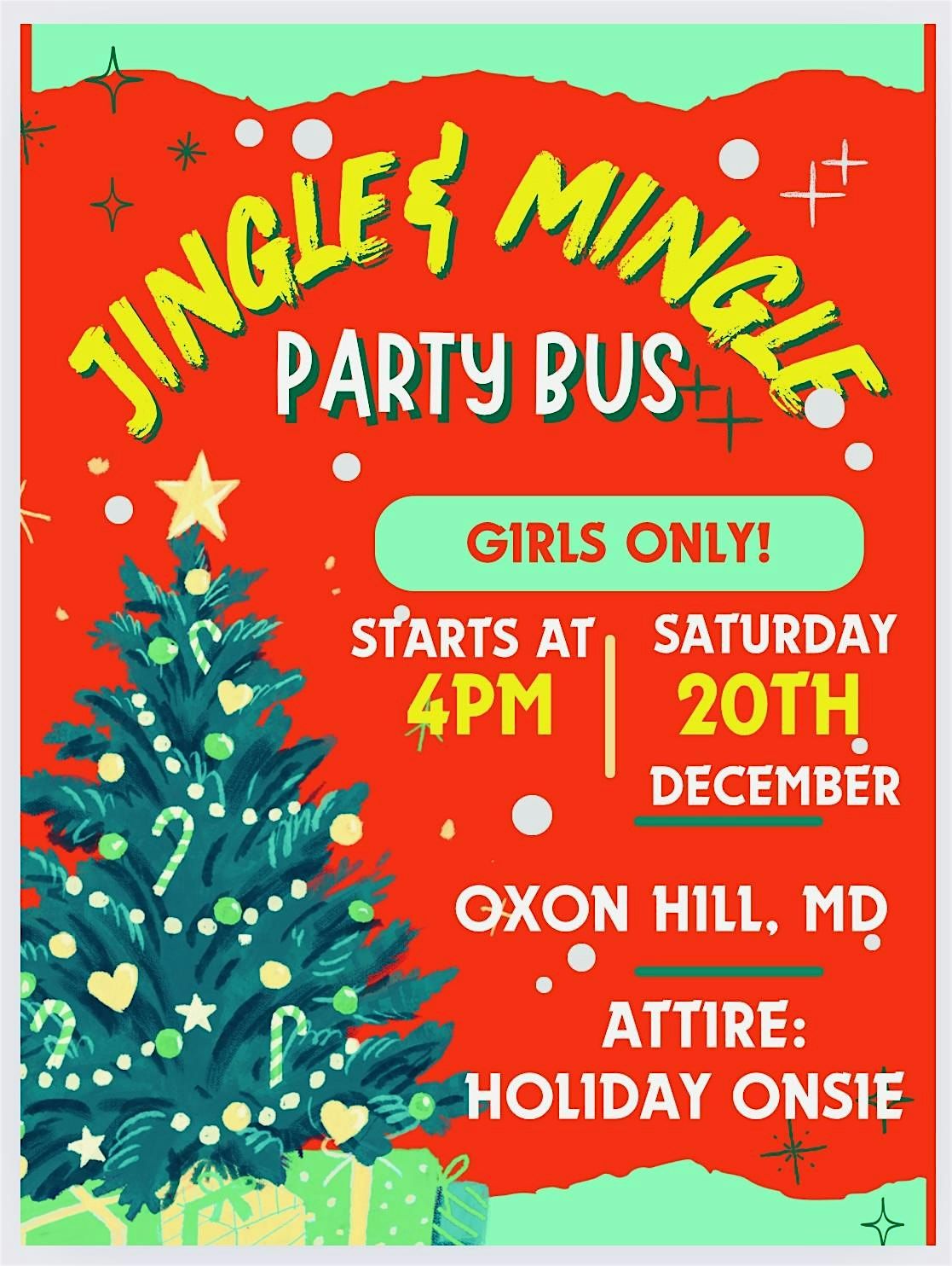 Jingle and Mingle Holiday Party Bus!