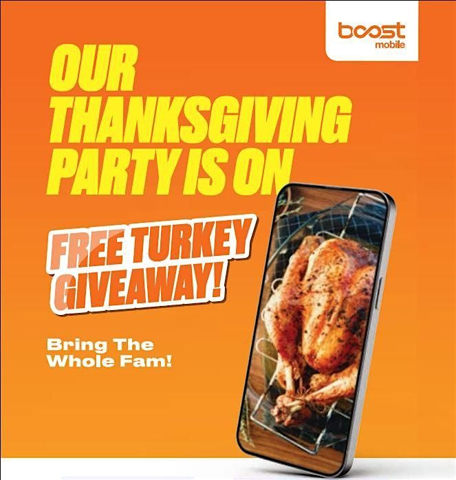 Boost Mobile Turkey Giveaway!