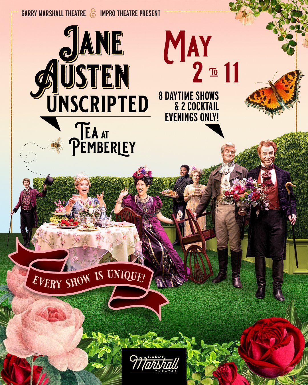 Improvised Jane Austen at Edmonds Center for the Arts