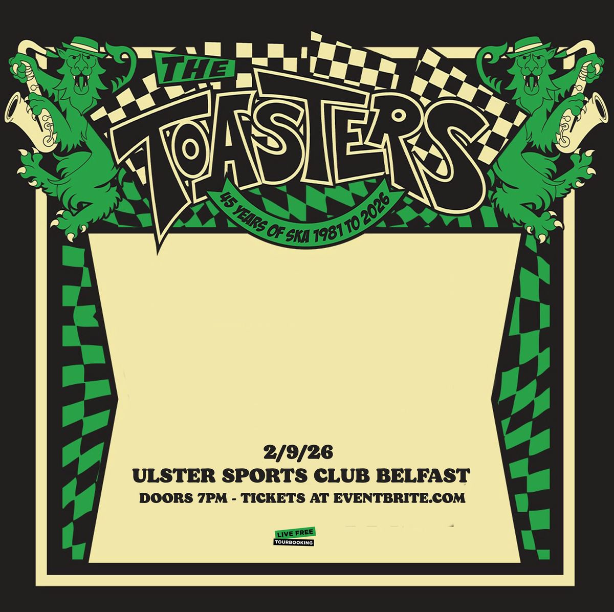 The Toasters at Ulster Sports Club Belfast 2\/9\/26