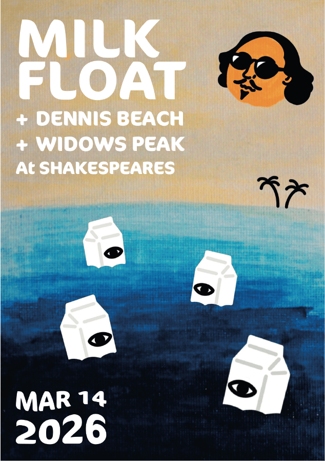 Milk Float gig 14 March 2026 at Shakespeare's, Sheffield on 14th March ...