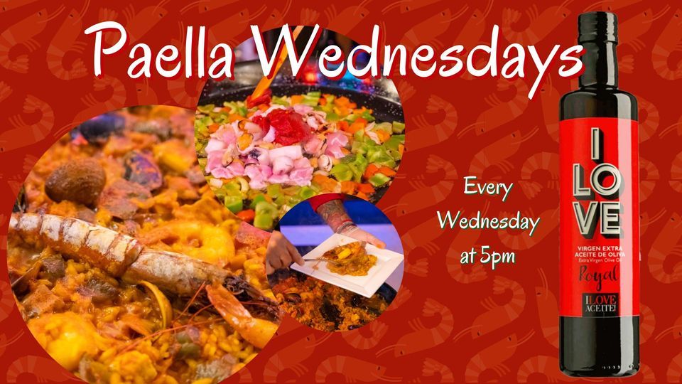 Paella Wednesdays! Volare Restaurant, San Antonio, TX July 27, 2022
