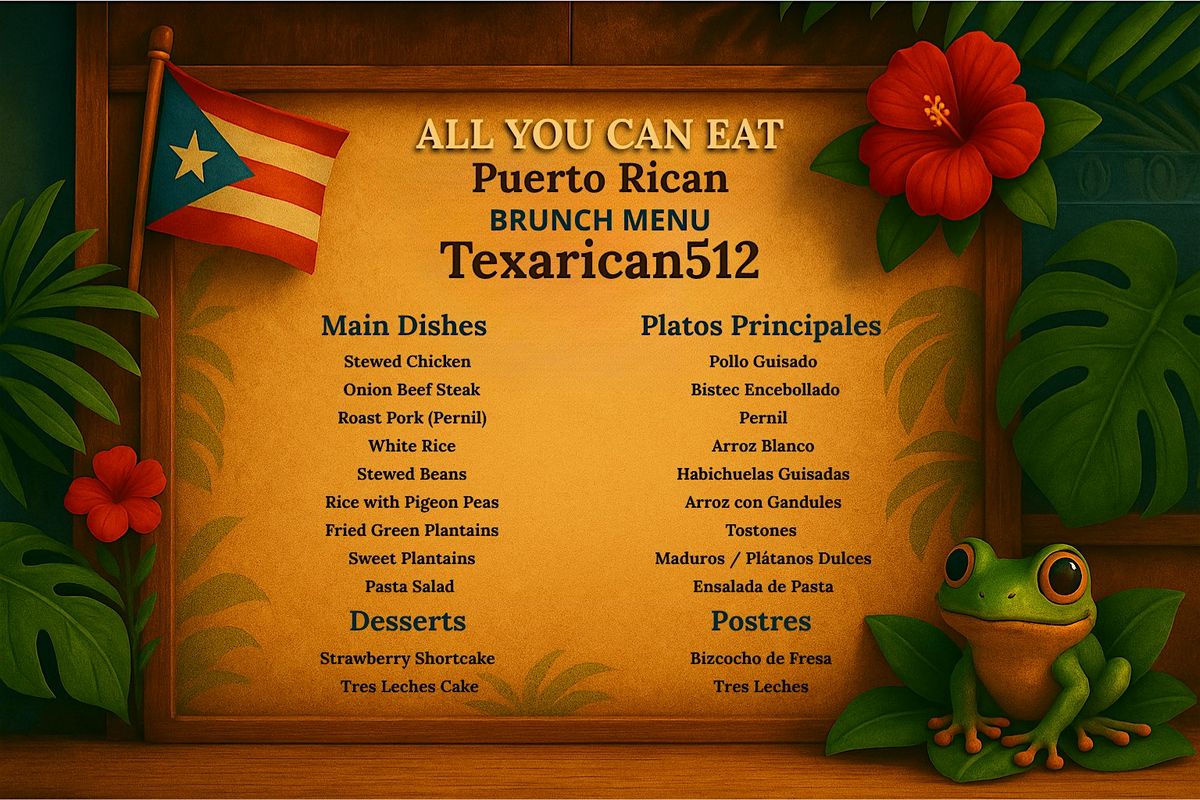 Puerto Rican All you can eat - Austin