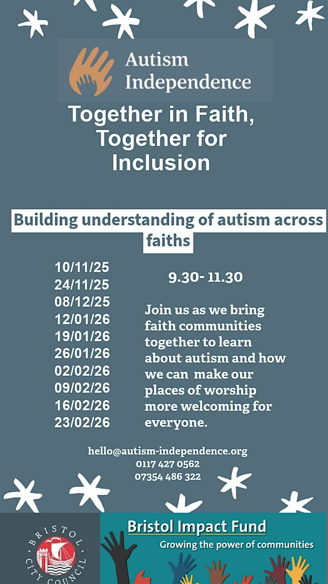 Raising Autism Awareness Across all Faiths and Spiritual Communities